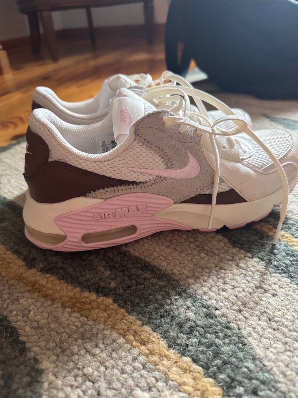 Nike Women's Sneakers - Pink, White, Brown - Picture 4 of 4